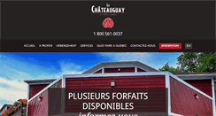 Desktop Screenshot of hotelchateauguay.com