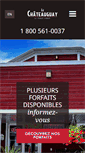 Mobile Screenshot of hotelchateauguay.com